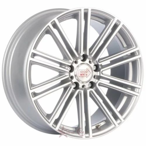 Диски 1000 Miglia MM1005 8x18 5*112 ET45 DIA66.6 Matt Silver Polished Литой купить с бесплатной доставкой в пункты выдачи в Петербурге